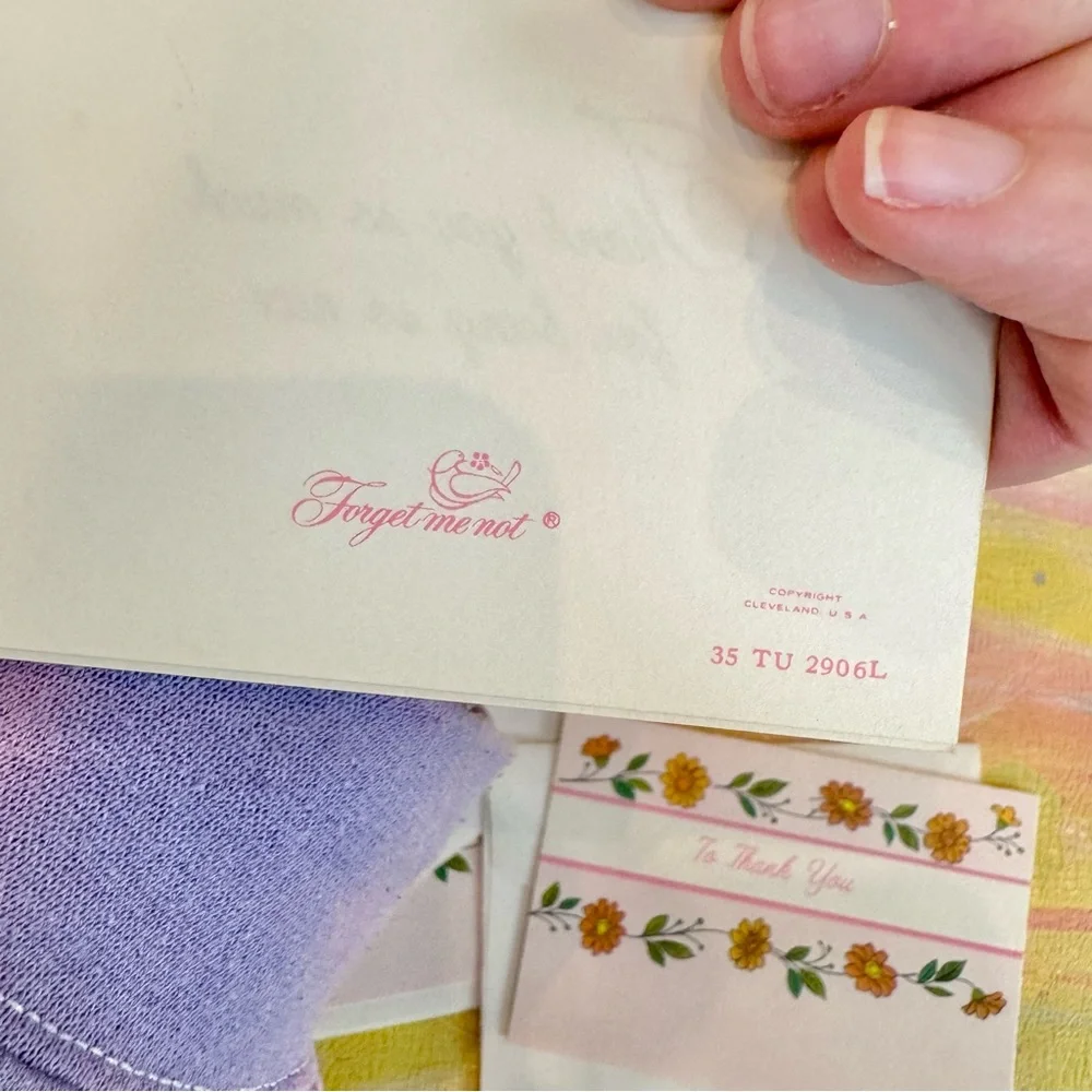 Vintage Mini Greeting Cards (3 sets avail.) SLIDE THROUGH TO SEE ALL UNIQUE SETS
